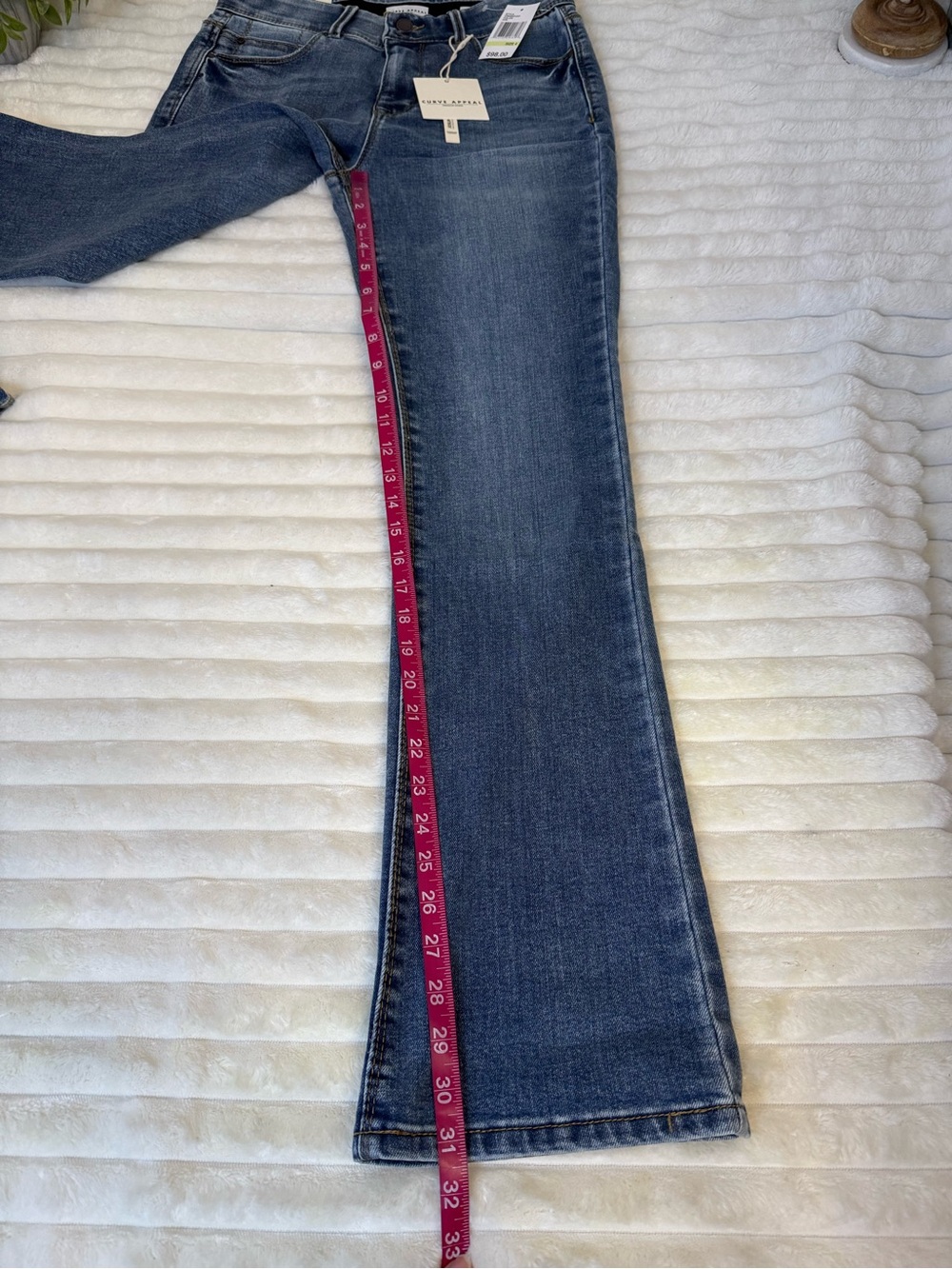 Curve Appeal high rise boot cut jeans size 4 27 - Picture 3 of 10